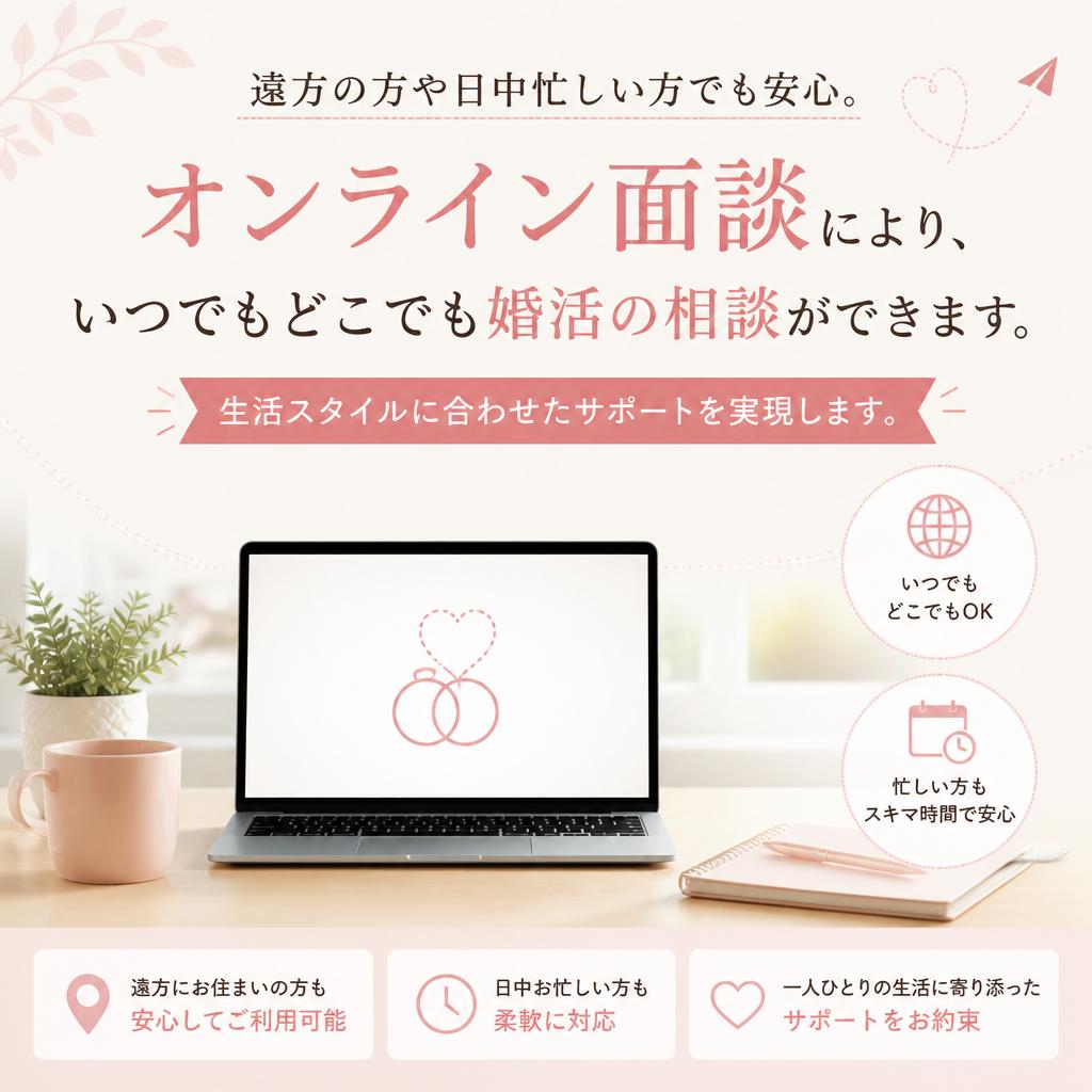 オンラインサポートで安心
