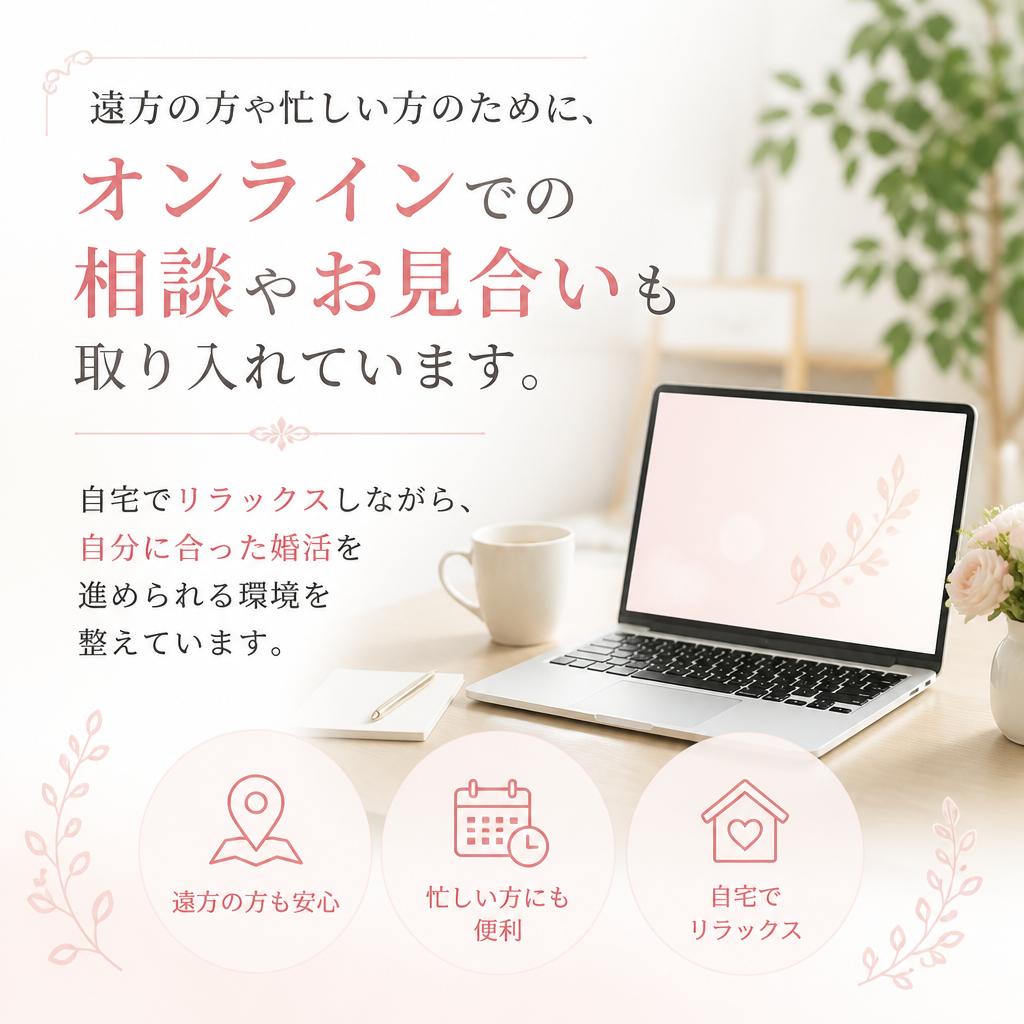オンラインでの安心婚活