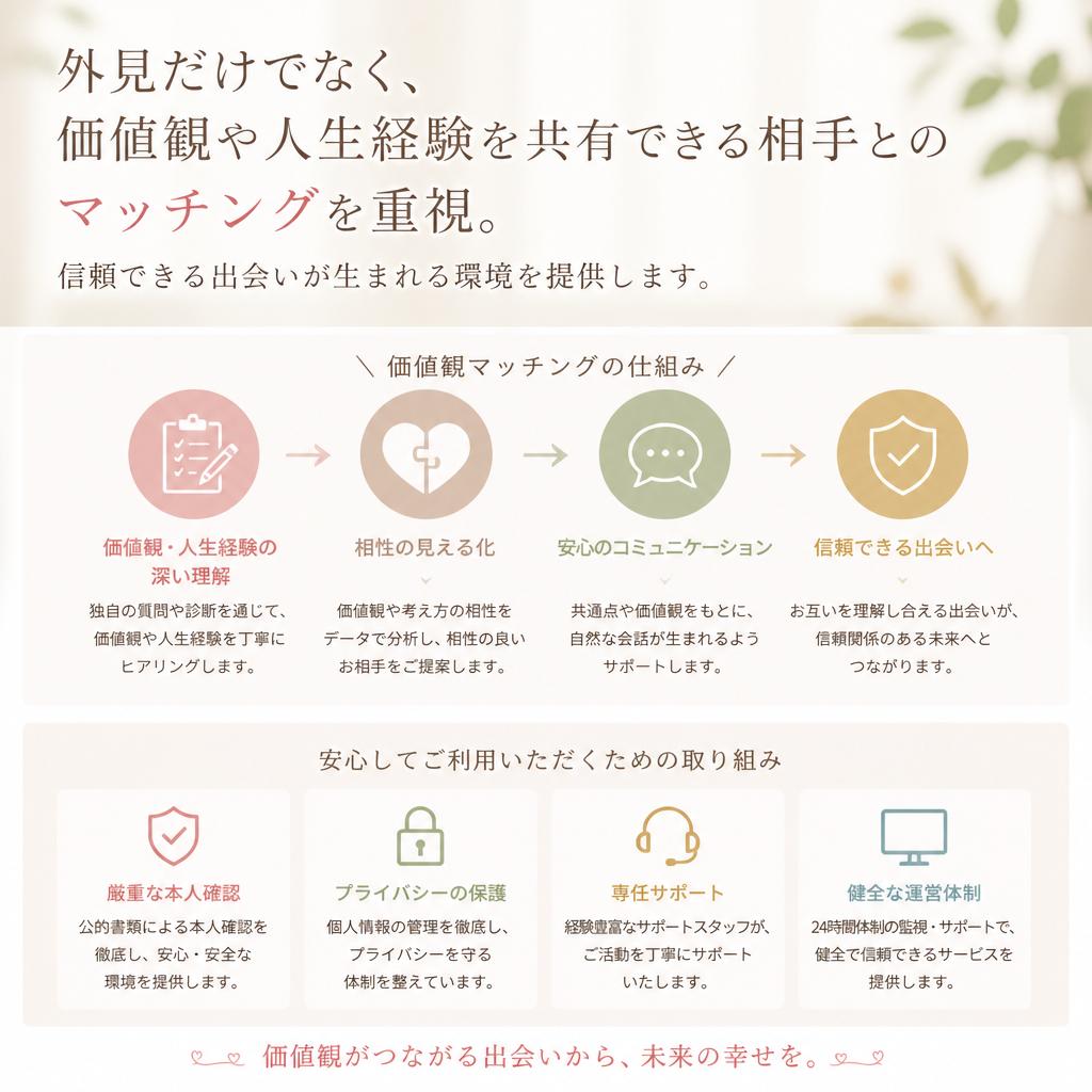内面の魅力を大切にした出会い