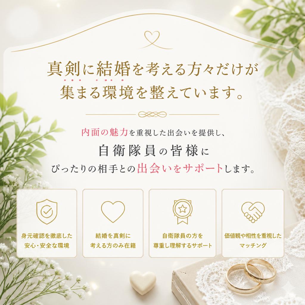 信頼できる出会いを狙う