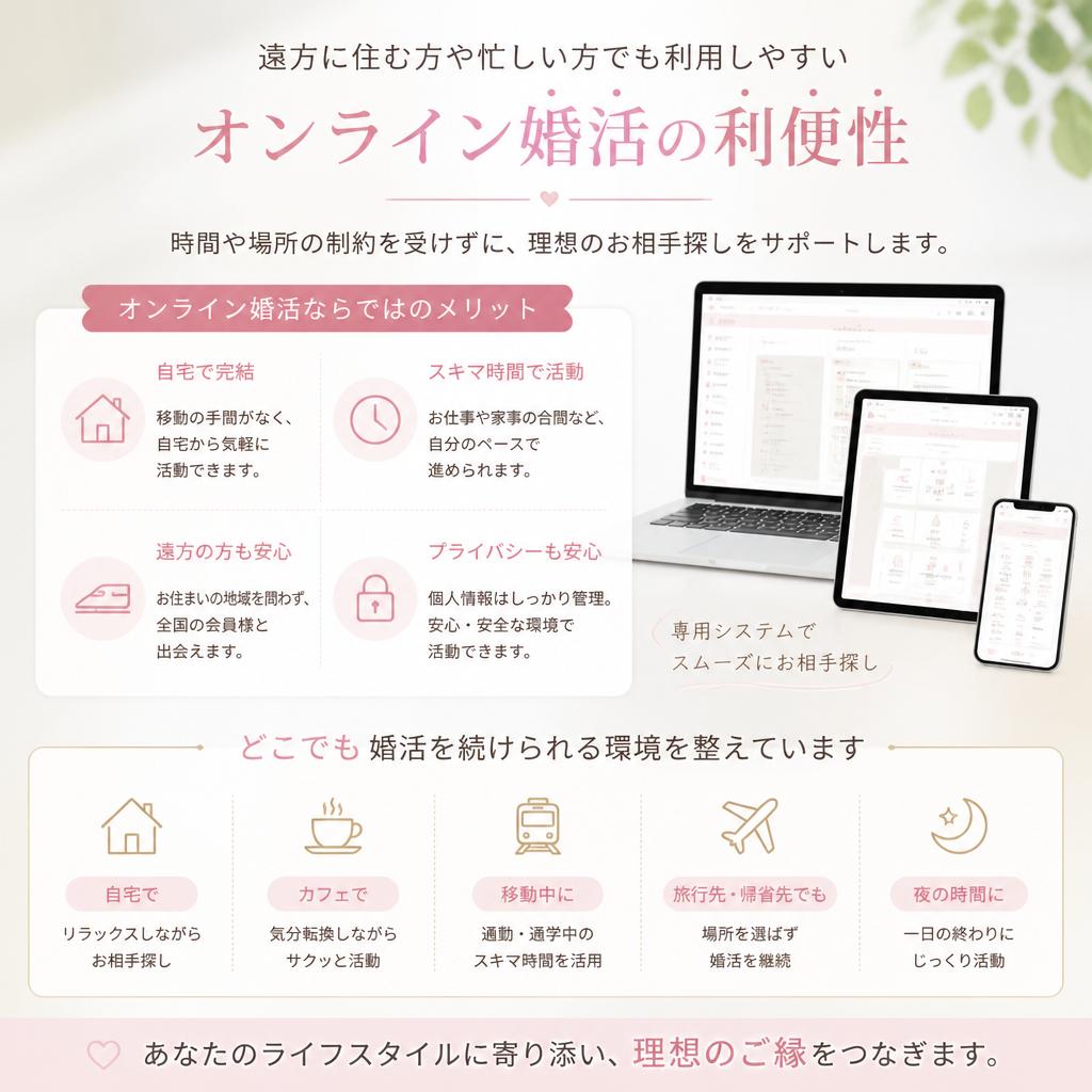 オンライン婚活とそのメリット