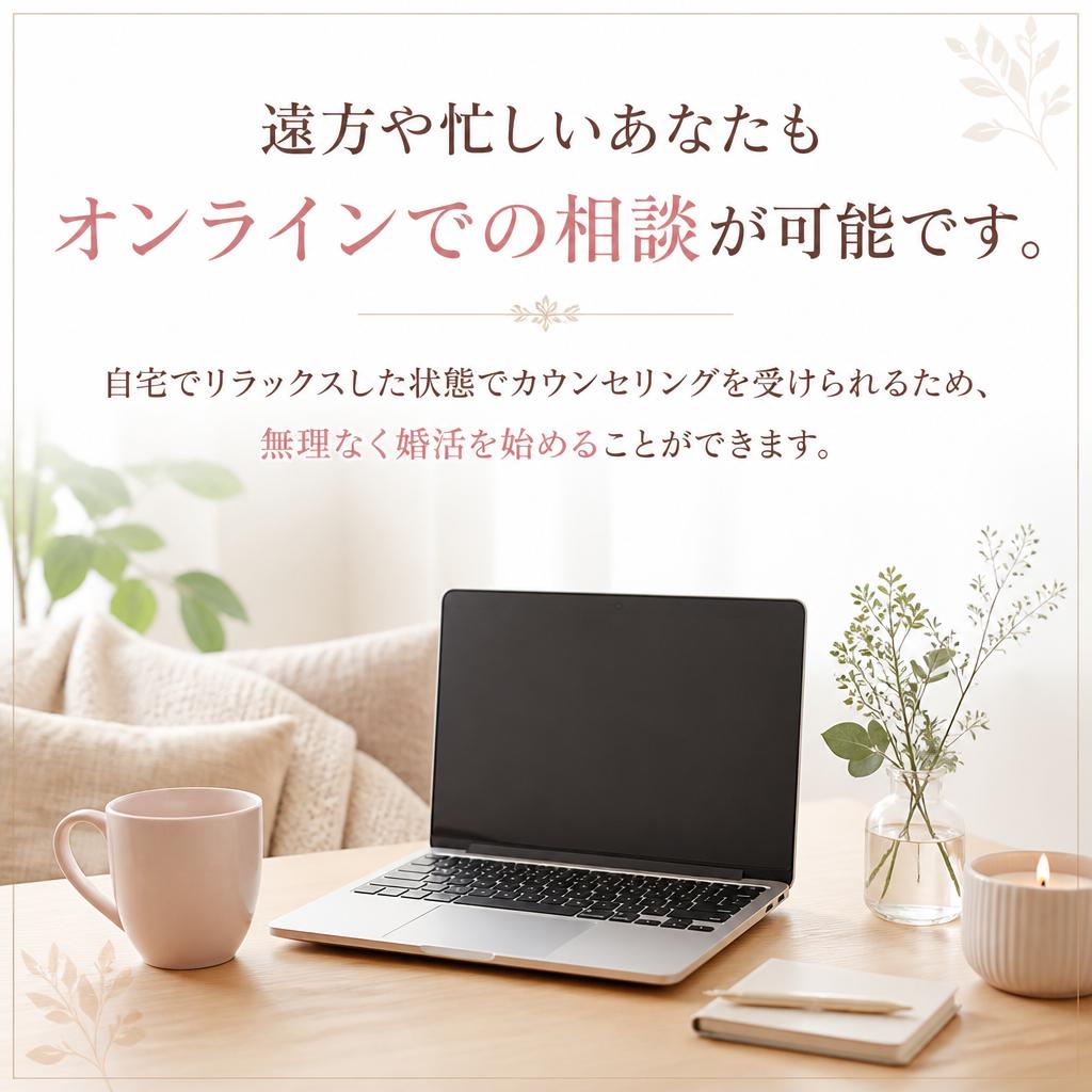 オンライン相談で気軽にスタート