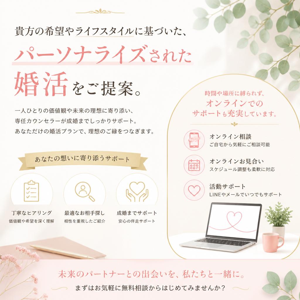 オーダーメイド型婚活とは？