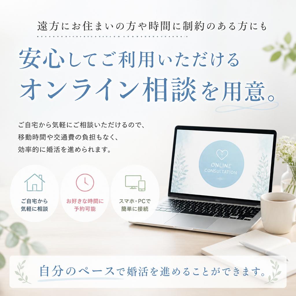 オンラインでの相談が可能