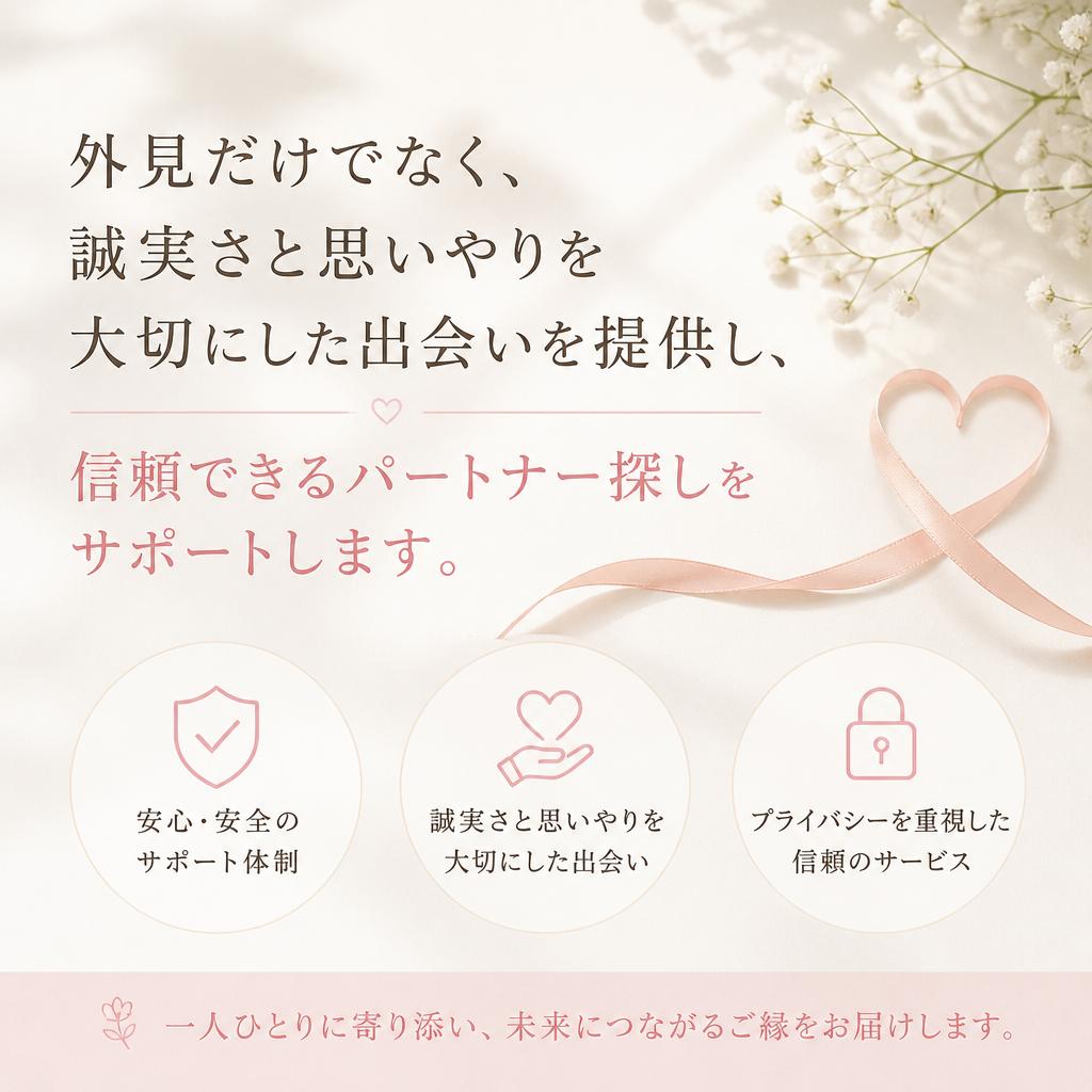 内面の魅力を重視したマッチング