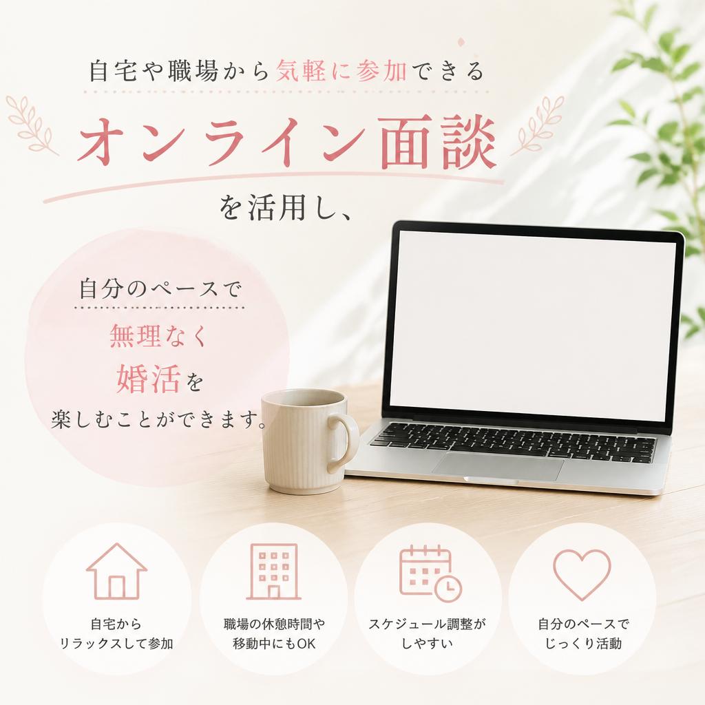 オンライン婚活で自由にスタート