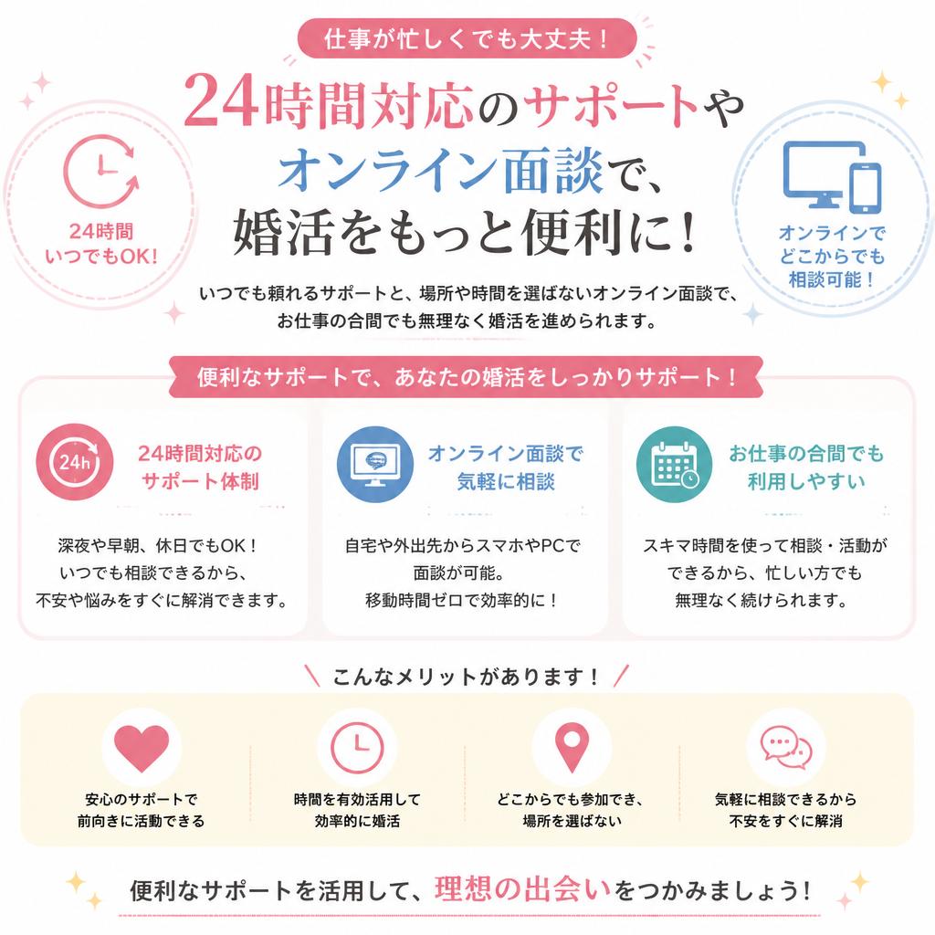 婚活サポート体制のご紹介